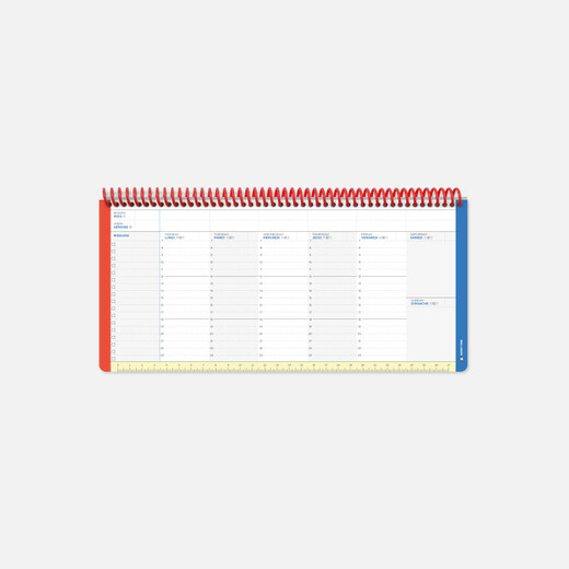 Papier tigre blok tjedni planer pool 30x14cm 2
