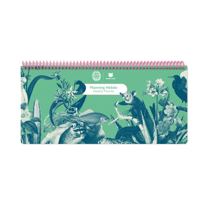 Papier tigre blok tjedni planer vellum 30x14cm