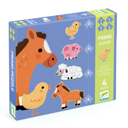 Djeco primo puzzle farma