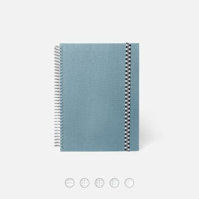 Papier tigre bilježnica a5 jeans na točke1