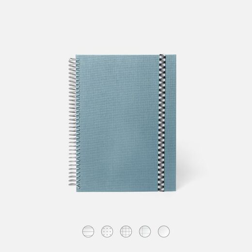 Papier tigre bilježnica a5 jeans na točke1