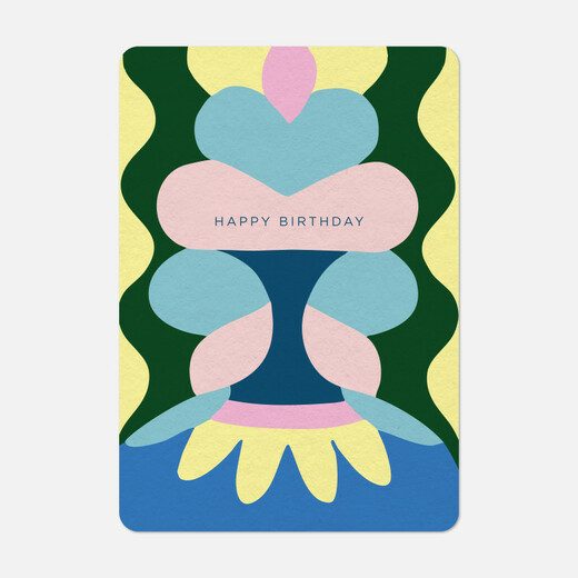 Papier tigre čestitka a6 s kuvertom happy birthday ice 1