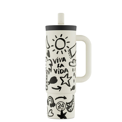 Termos boca sa slamkom 24bottles viva la vida 800ml