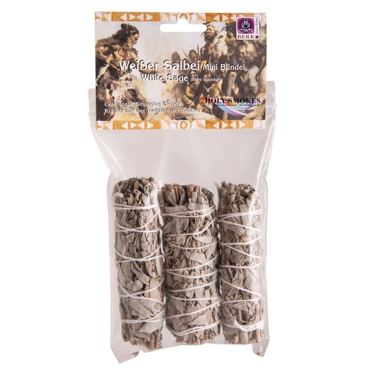 Berk snop bijele kadulje mini 10 cm (3 kom.)