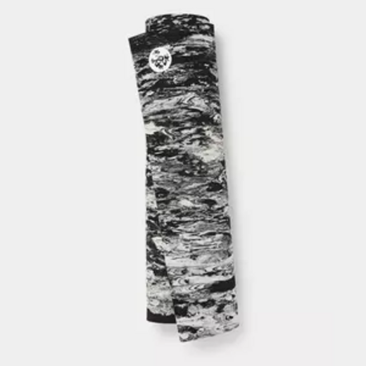 Manduka mat comfort cushion 8mm x 172 cm crno bijeli išarani