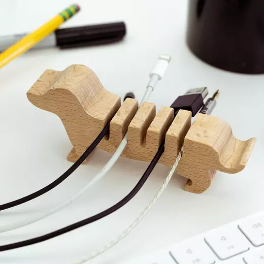 Kikkerland dog multi cord holder 1