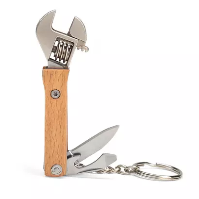 Kikkerland wooden mini wrench tool