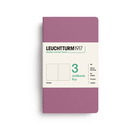 Leuchtturm1917 jottbook pur (a6) 64 numbered pages dotted dusty rose pack of 3