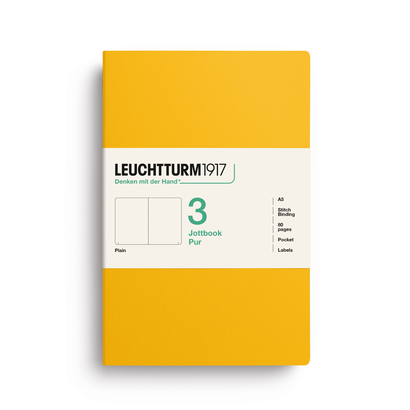 Leuchtturm1917 jottbook pur bilježnice a5 prazno 3kom sunflower