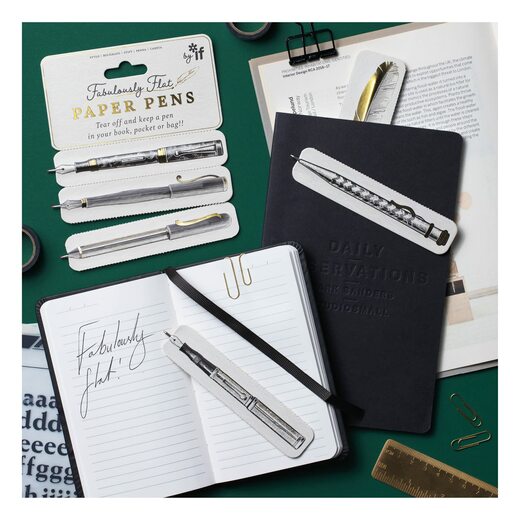 If fabulously flat paper pens 1
