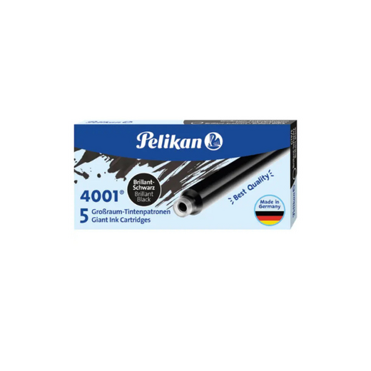 Pelikan tinta za nalivpero  patrone duge pk5 4001 crna
