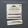 If fabulously flat paper pens 2