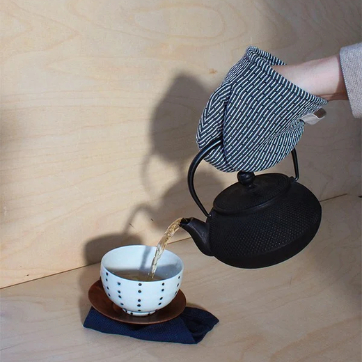 The organic company mini kuhinjske rukavice evening grey 2