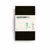 Leuchtturm1917 jottbook pur bilježnice a6 prazno 3 kom black