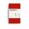 Leuchtturm1917 jottbook pur bilježnice a6 prazno 3 kom cherry