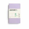 Leuchtturm1917 jottbook pur bilježnice a6 prazno 3 kom lilac