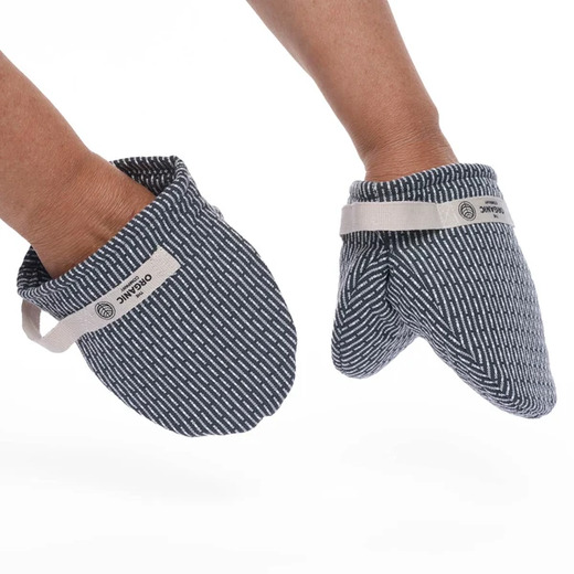 The organic company mini kuhinjske rukavice evening grey 1