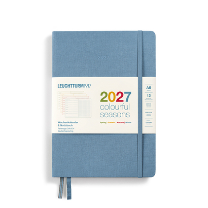Leuchtturm1917 tjedni planer i bilježnica 2027 a5 točkice winter