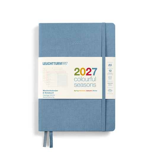 Leuchtturm1917 tjedni planer i bilježnica 2027 a5 točkice winter