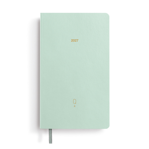 Leuchtturm1917 kvartalni dnevni planer 2027 a6 4 kom shades of green 4