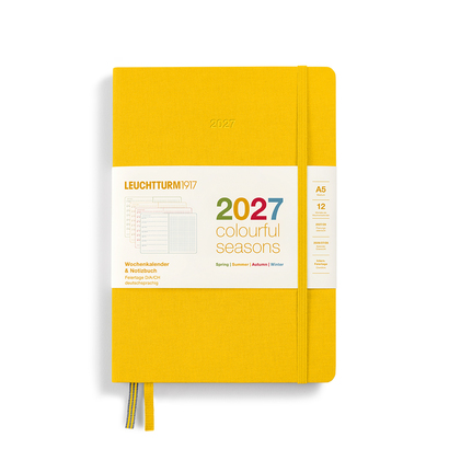 Leuchtturm1917 tjedni planer i bilježnica 2027 a5 točkice summer