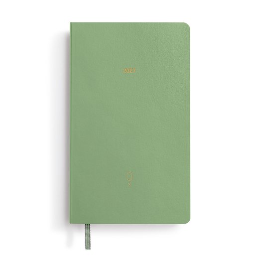 Leuchtturm1917 kvartalni dnevni planer 2027 a6 4 kom shades of green 3