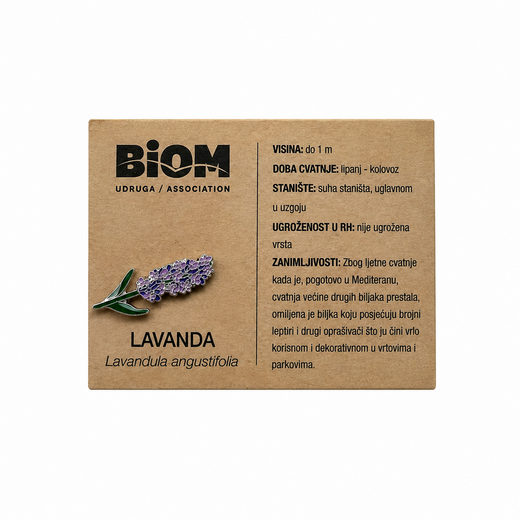 Bedž lavanda 1