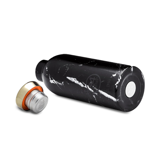 Termos boca 24bottles black marble 500ml 2
