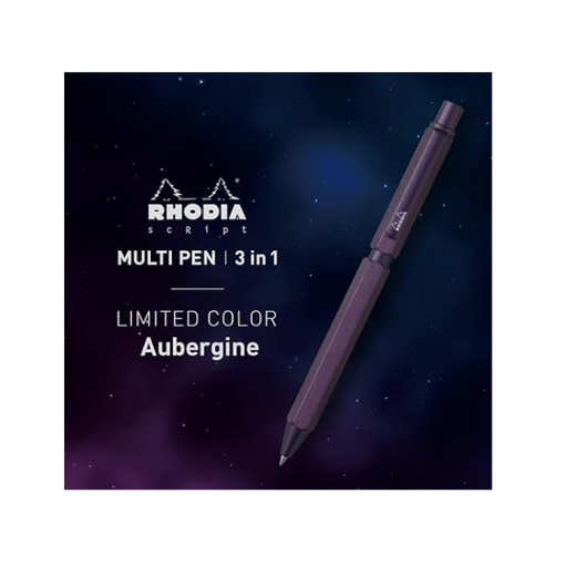 Rhodia multi pen 0,5mm aubergrine 2
