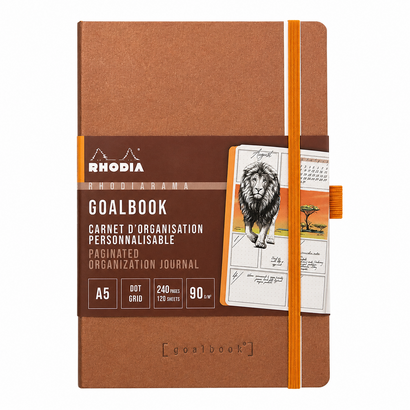 Rhodia dnevnik rhodiarama goalbook a5 brončana