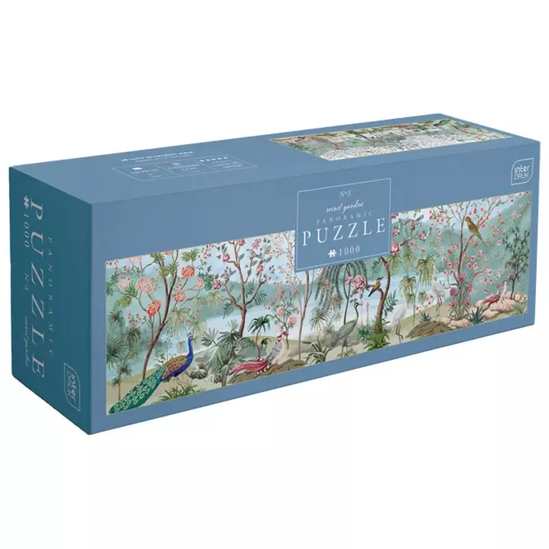Interdruk puzzle secret garden 3 panorama 1000 kom