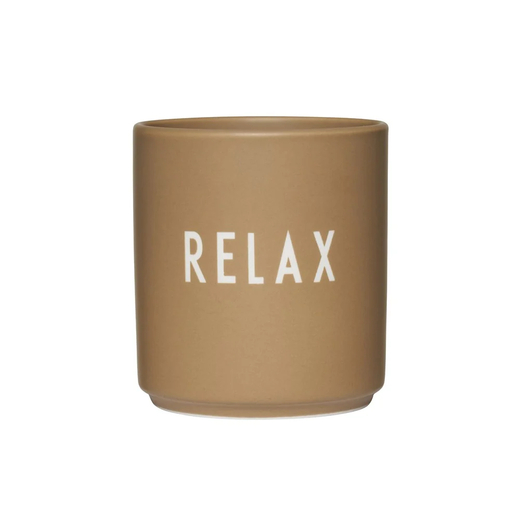 Design letters šalica relax camel