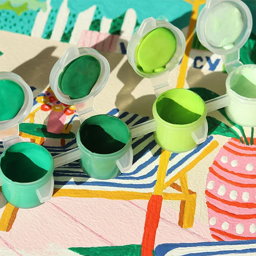 La petite epicerie kreativni set za crtanje motel pool 2
