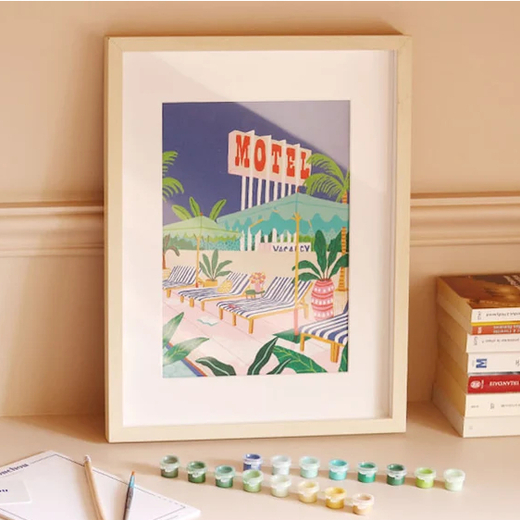 La petite epicerie kreativni set za crtanje motel pool 1