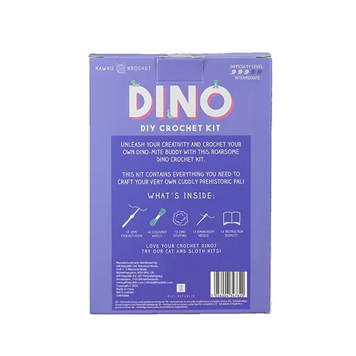 Gift republic set za izradu diy crochet dino 1
