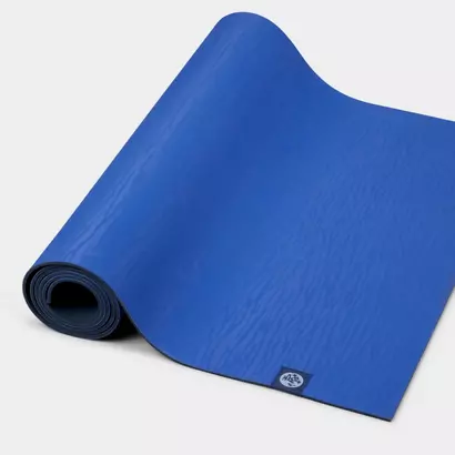 Manduka ekolite 4mm x 180cm blue toad midnight