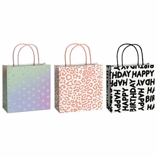 Stewo ukrasna vrećica birthday 20x20x8 cm