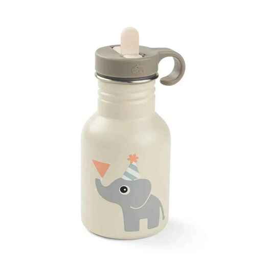 Done by deer metalna bočica sa slamkom celebration sand 350 ml
