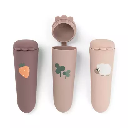 Done by deer set 3 silikonska kalupa za sladoled tiny farm powder