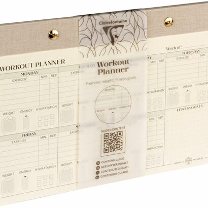 Clairefontaine blok workout planer 24x17cm