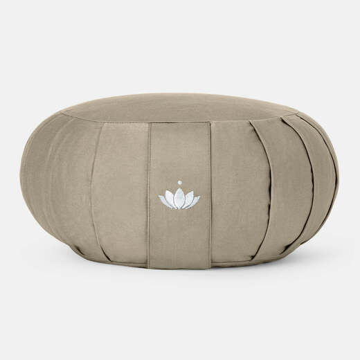 Lotuscrafts zafu jastuk zen light taupe 1