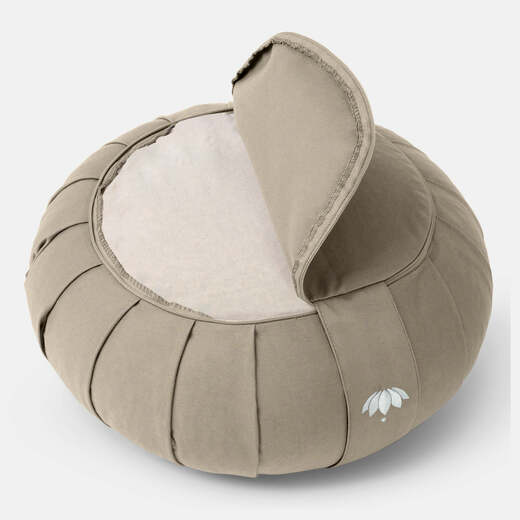 Lotuscrafts zafu jastuk zen light taupe 3