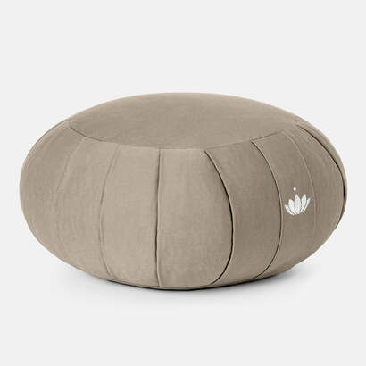 Lotuscrafts zafu jastuk zen light taupe