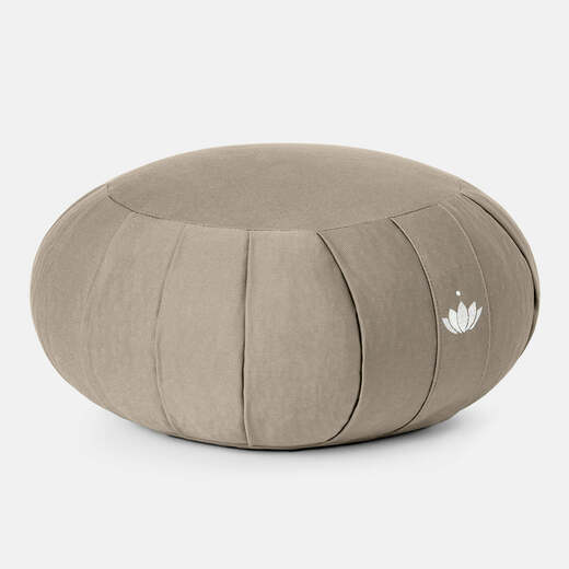 Lotuscrafts zafu jastuk zen light taupe