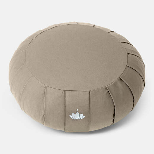 Lotuscrafts zafu jastuk zen light taupe 2