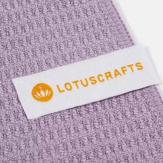 Lotuscrafts ručnik za jogu lavander fog 2