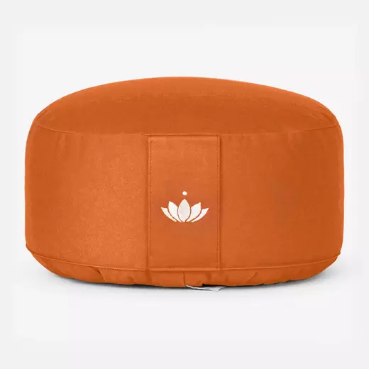 Lotuscrafts jastuk za meditaciju 15 cm kurkuma 1
