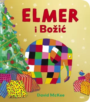Elmer i božić kartonska slikovnica