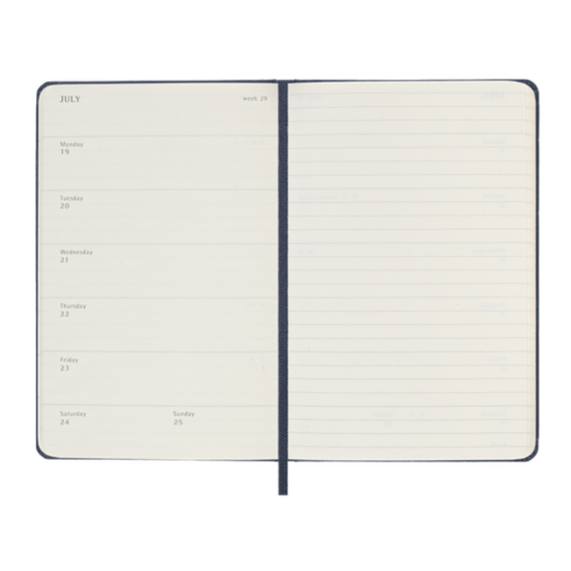 Moleskine tjedni planer 9 x 14 tu sapphire blue 2