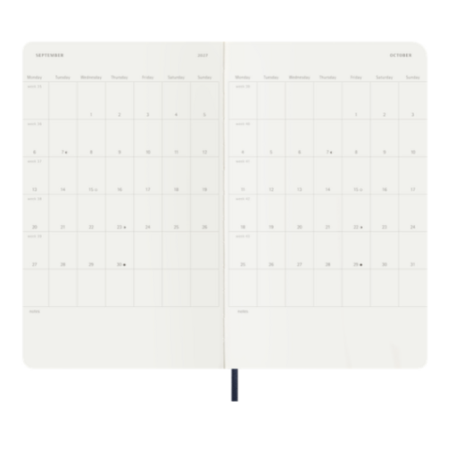 Moleskine tjedni planer 13 x 21 mu sapphire blue (4)